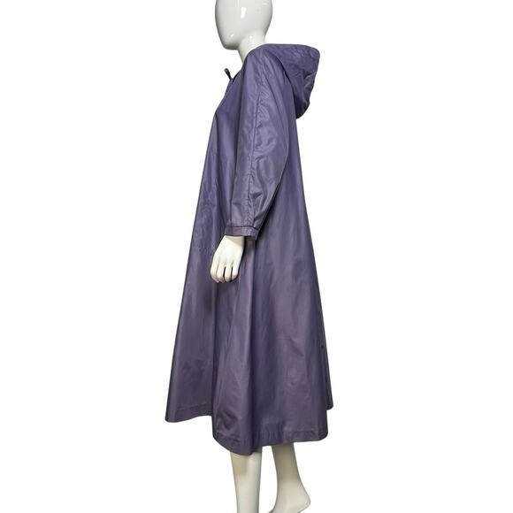 VTG 80’s Nordstrom Point Of View POV Lavender Hooded Windbreaker/Rain Jacket - Picture 1 of 10